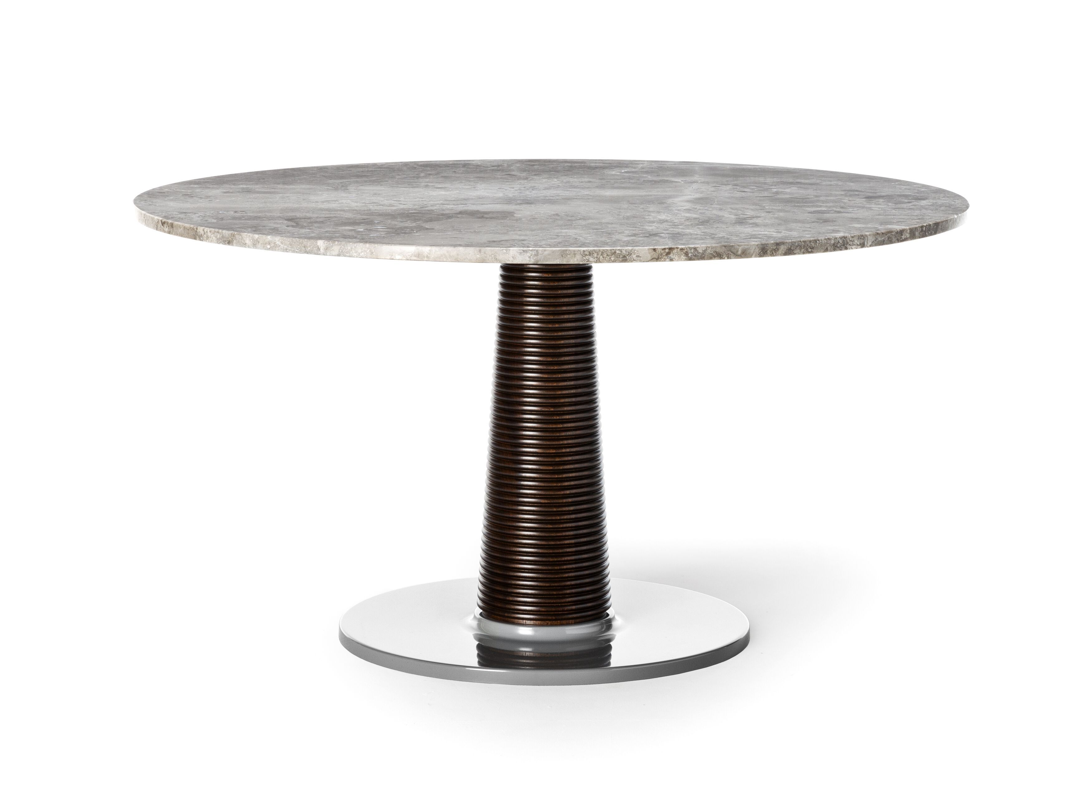 Круглый стол из мрамора и красного дерева Exteta Sunset ARCH-00118082