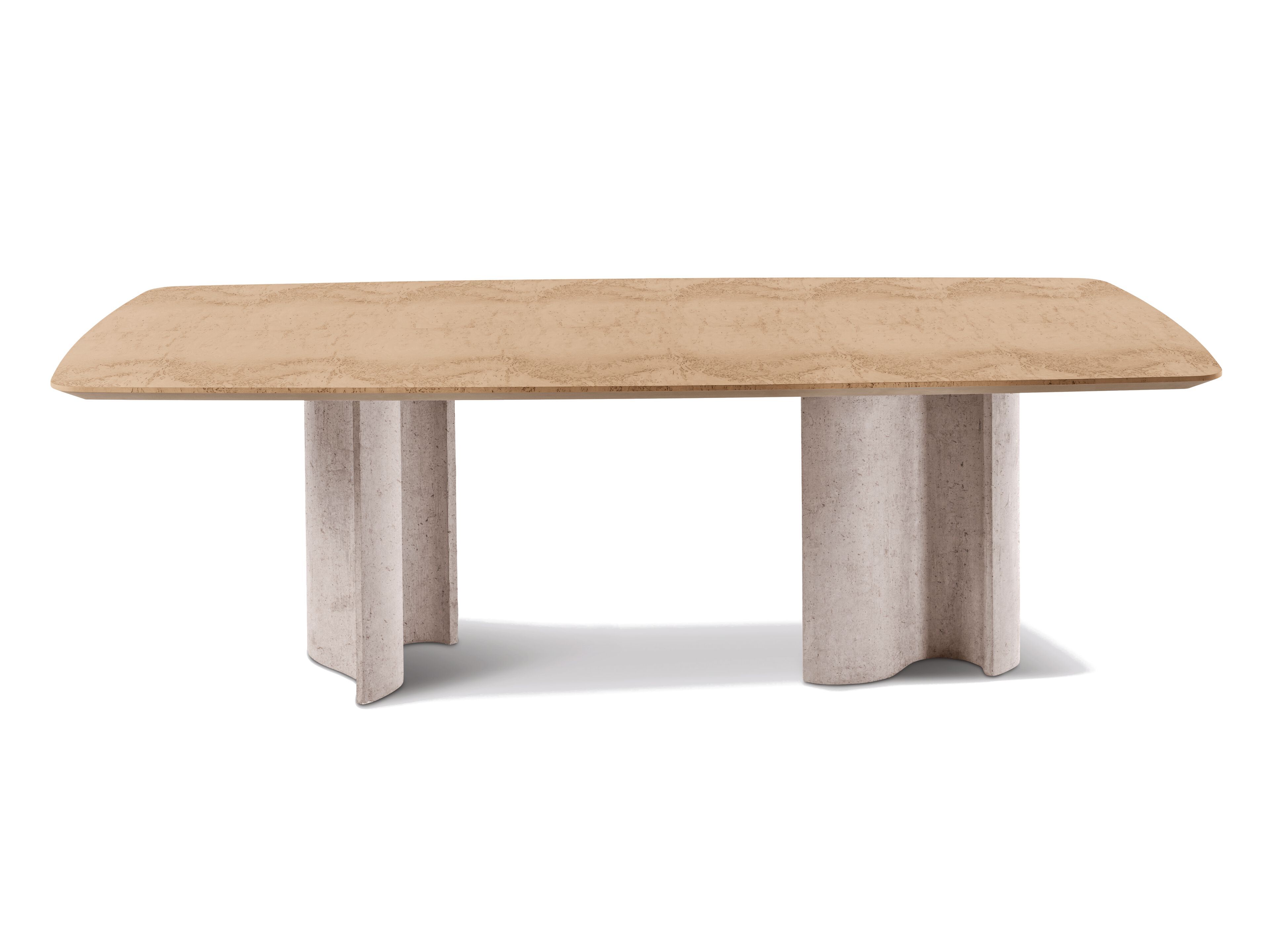 Прямоугольный бетонный стол и шиповник Casamilano VIRGOLA ARCH-00022661