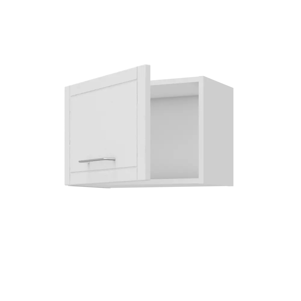 Навесной шкаф Delinia Агидель для кухни над вытяжкой белый 86844273 STLM-0888284 - Вид №2