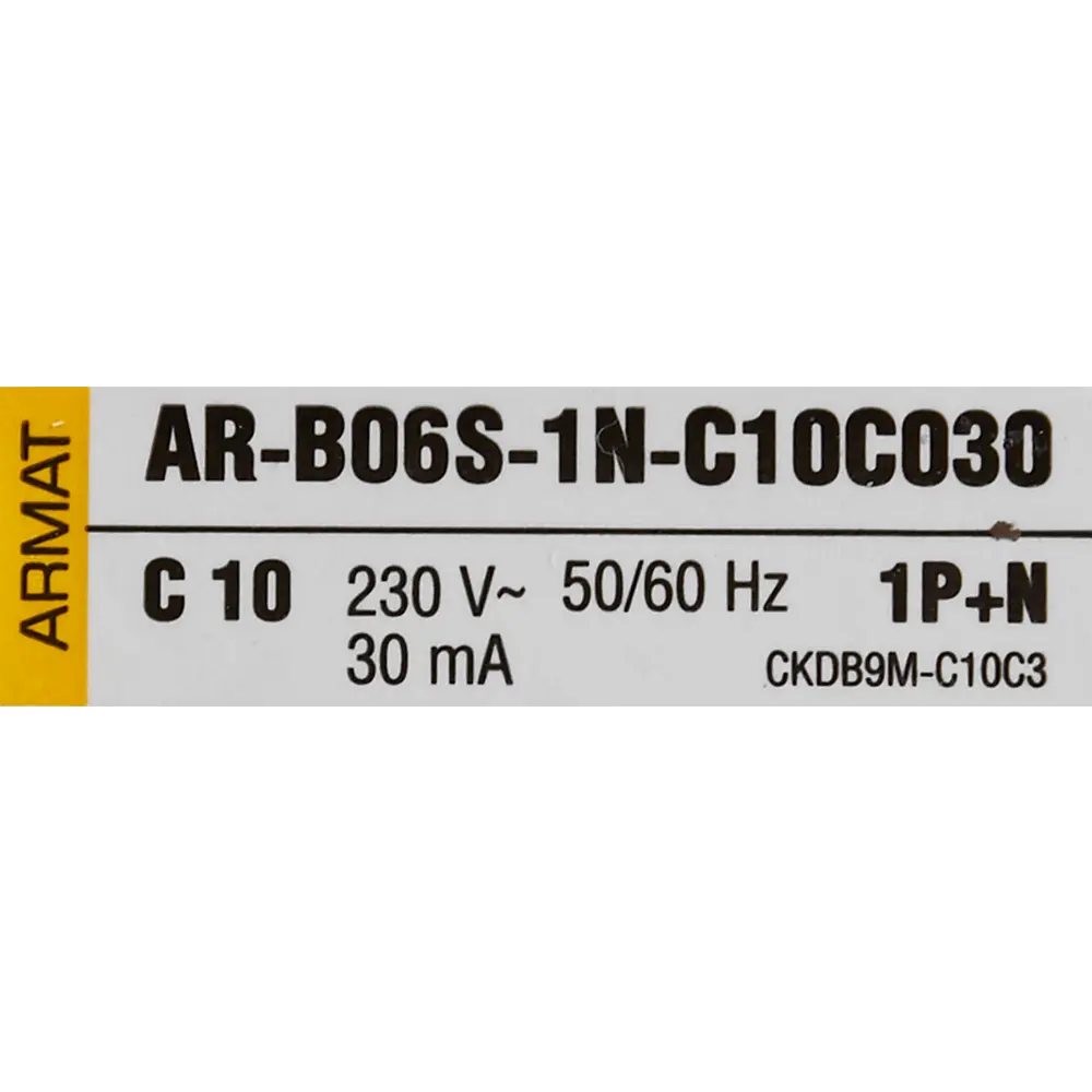 Дифференциальный автомат IEK Armat B06S 10А 30мА - защита от токов утечки и перегрузок 87762183 STLM-1111869 - Вид №4