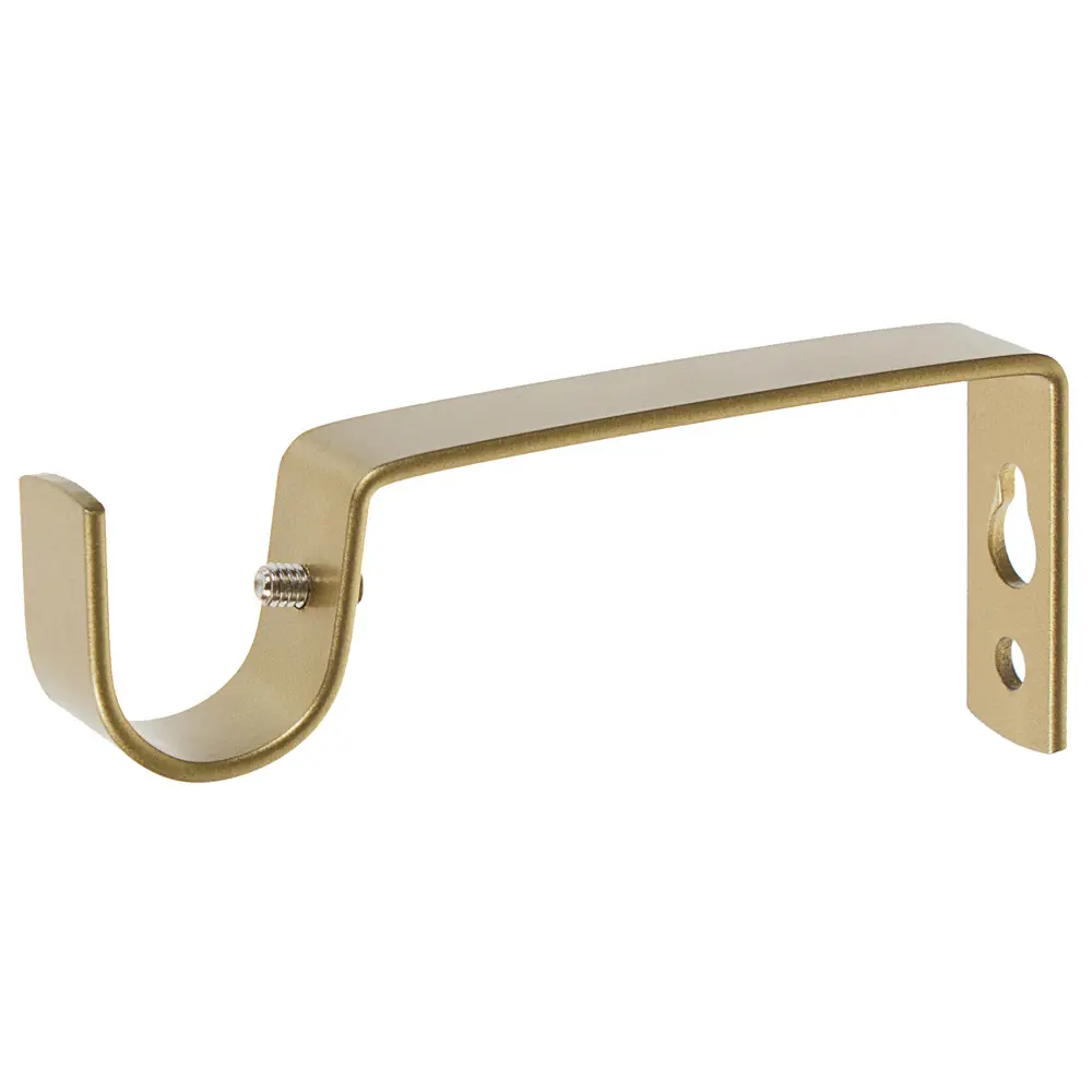 Держатель однорядный простой 8.5 см цвет золото матовое INSPIRE STLM-2184368