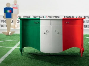 Modenese Gastone Буфет лакированный с распашными дверцами Football Art. 1
