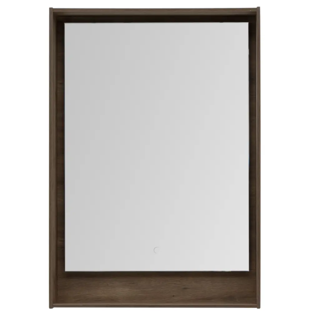 Зеркало для ванной Aquanet Мокка с подсветкой 58x83 см цвет дуб STLM-2176425 - Вид №3