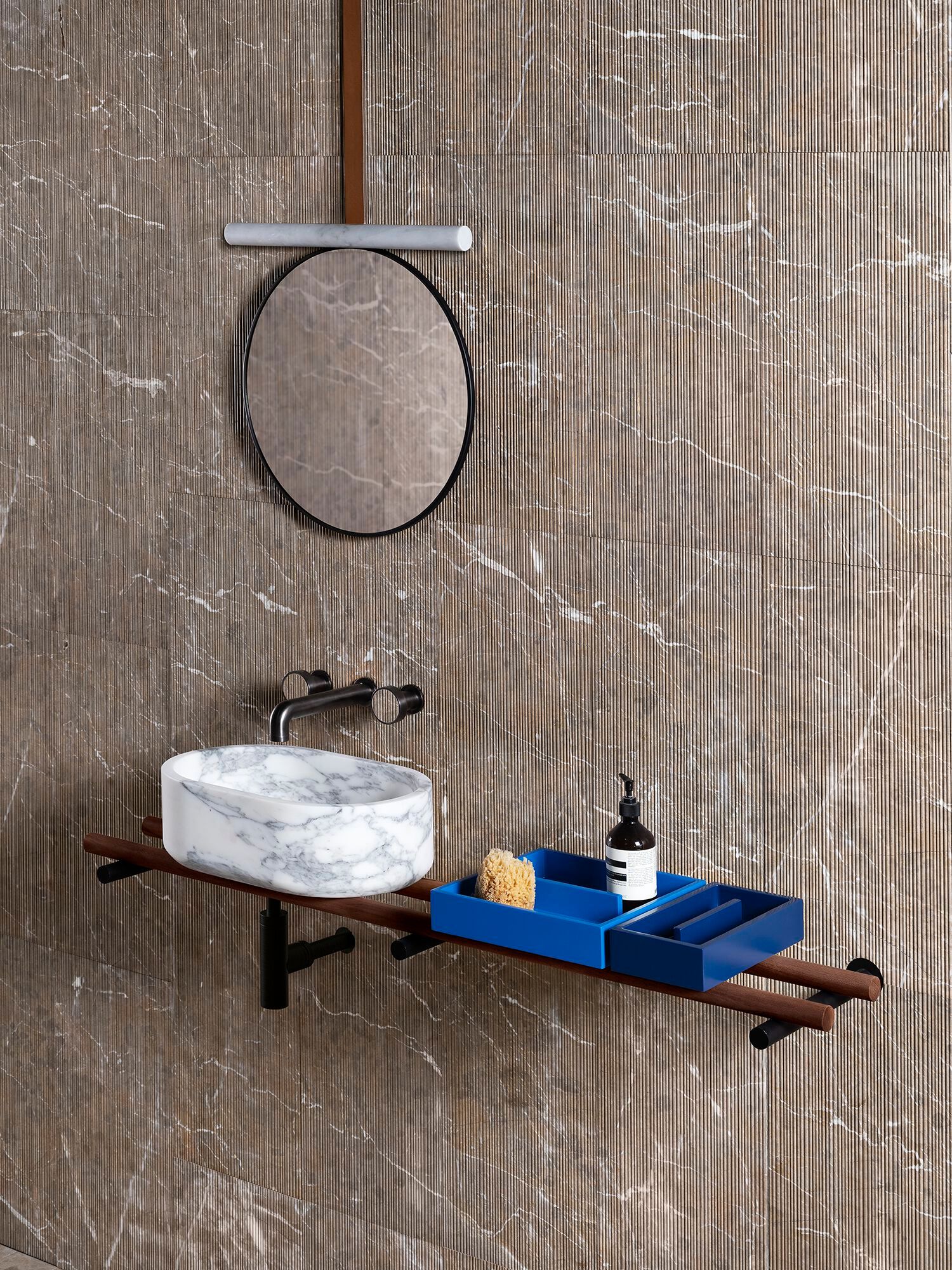 Овальная мраморная столешница LUCE DI CARRARA Tube ARCH-00075893 - Вид №2