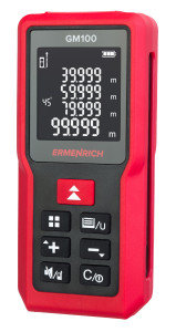91113185 Дальномер лазерный Ermenrich Reel GM100, до 100 м STLM-0490712 ERMENRICH (ЭРМЕНРИХ)