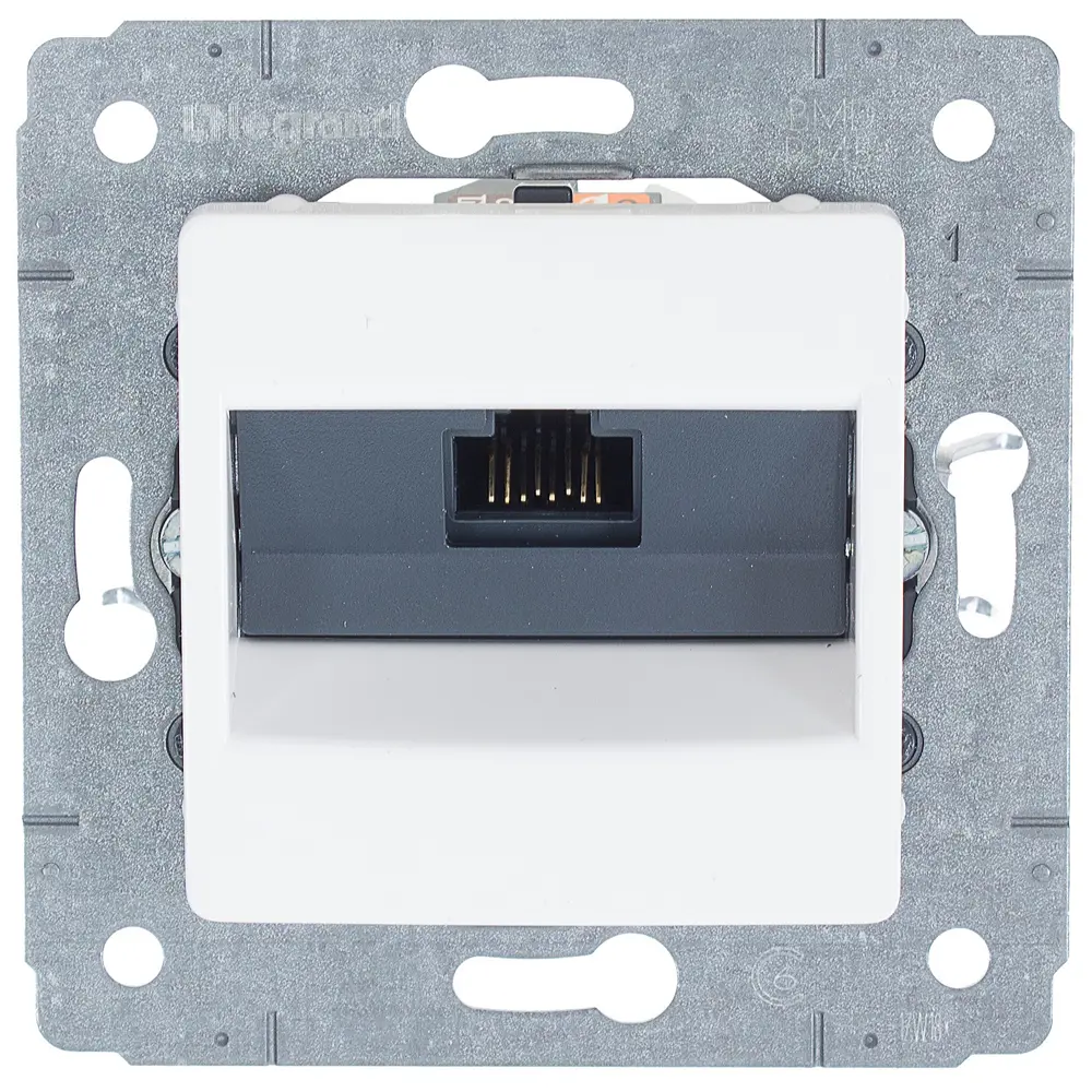 Розетка компьютерная встраиваемая Legrand Cariva RJ45 UTP cat 6 цвет белый STLM-2029604