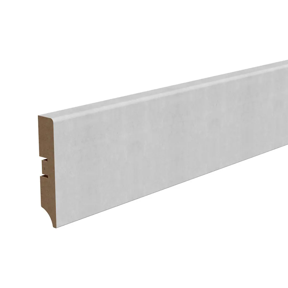 Плинтус напольный МДФ «Лофт светлый» прямой высота 80 мм длина 2.05 м КРОНОПРОФИЛЬ STLM-2162364