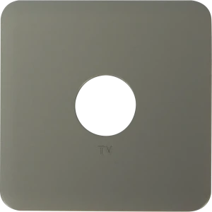 Накладка для ТВ-розетки Lexman Cosy, цвет серый