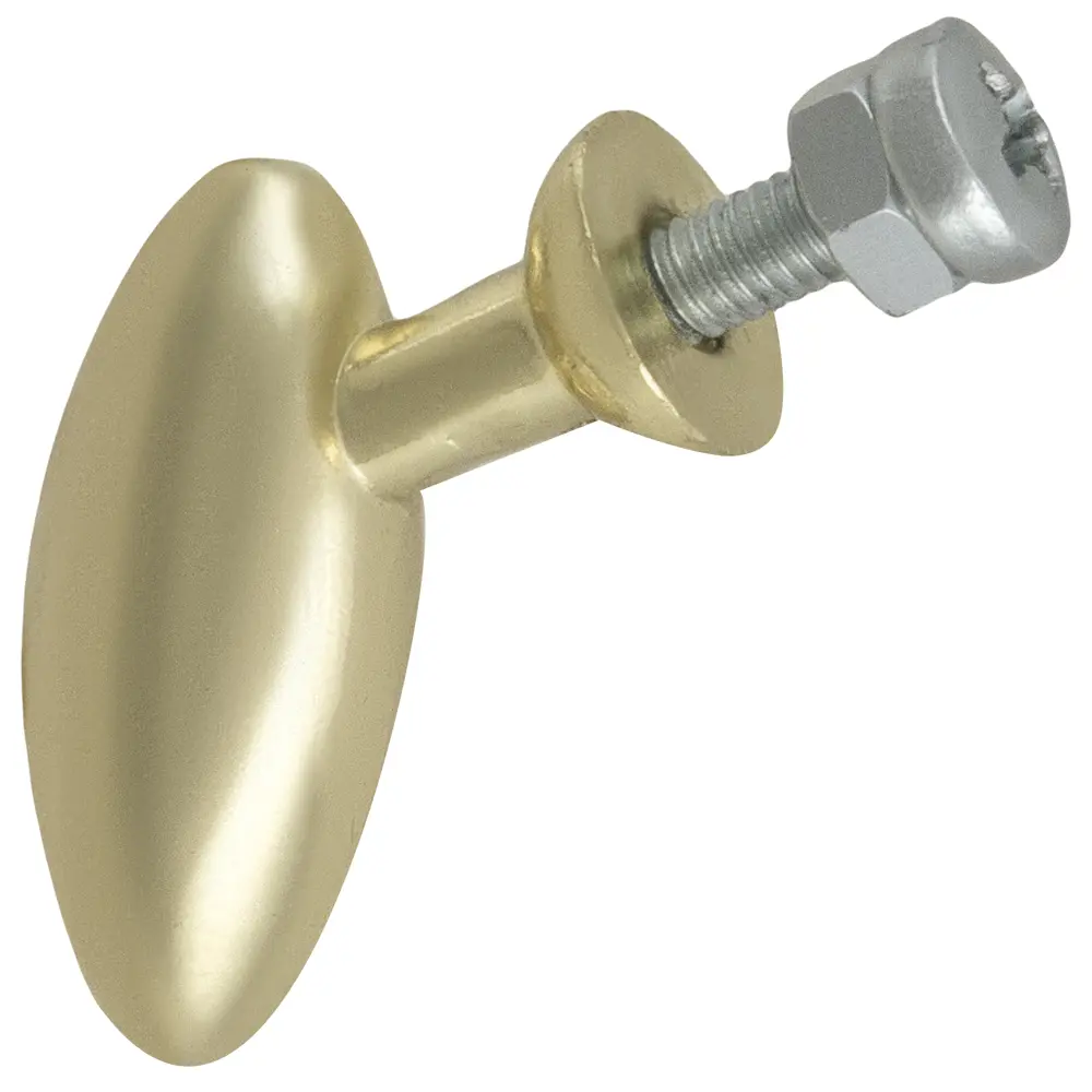 Мебельная ручка-кнопка Kerron цвет золото STLM-2128466 - Вид №1