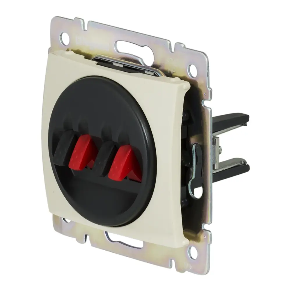 Legrand Valena Classic: аудиорозетка для скрытого монтажа в цвете слоновая кость 12505962 STLM-1115201 - Вид №2