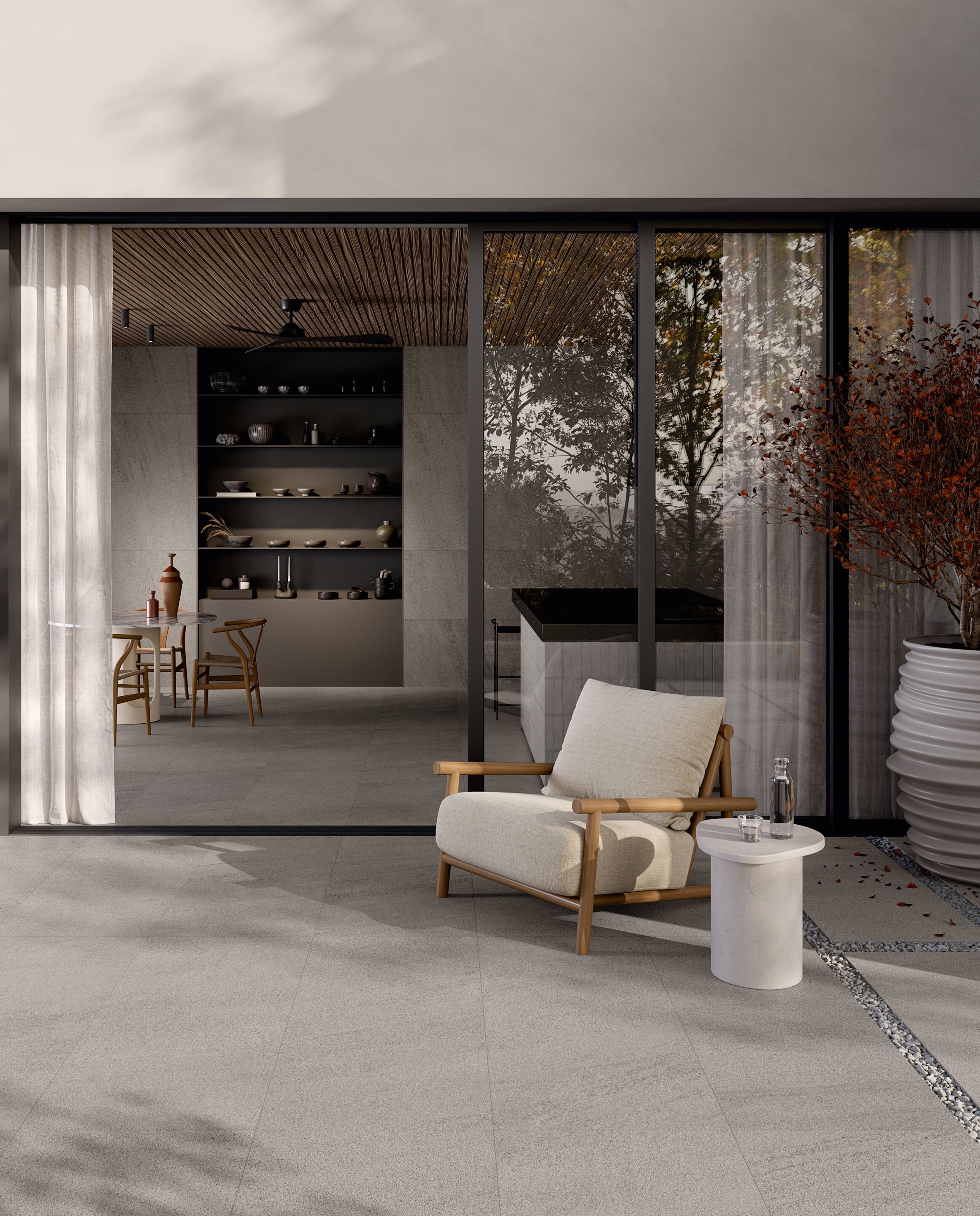 Пол / облицовка керамогранита с эффектом камня CERAMICA SANT'AGOSTINO Windstone ARCH-00077974 - Вид №3