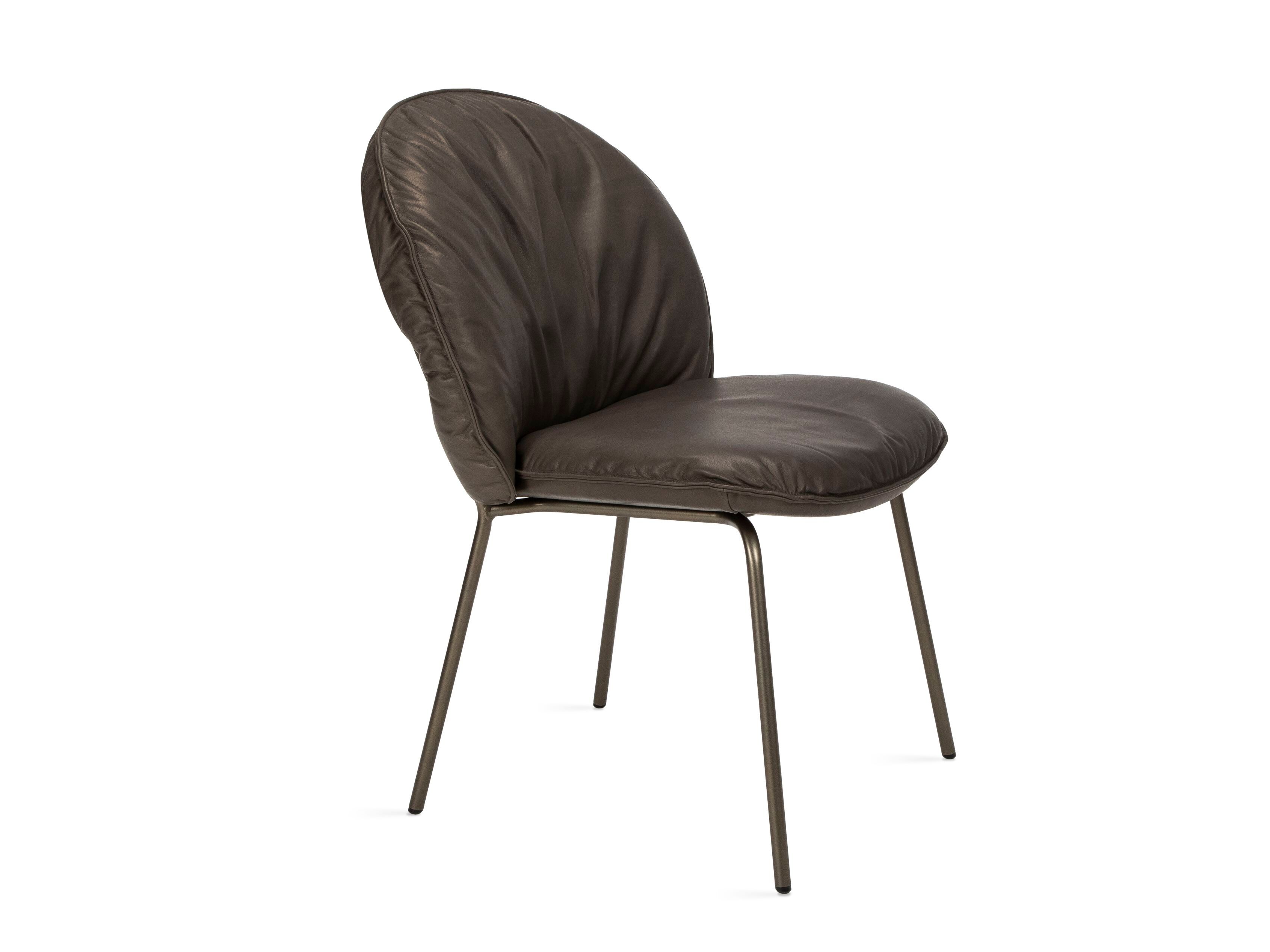 Кожаный мягкий стул без подлокотников Freifrau Marie ARCH-00086987 - Вид №2