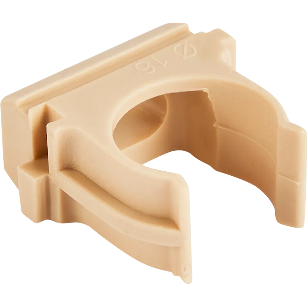 Santreyd Клипса для труб 16 мм коричневая, 10 шт - надежное крепление 88582230 STLM-1105850