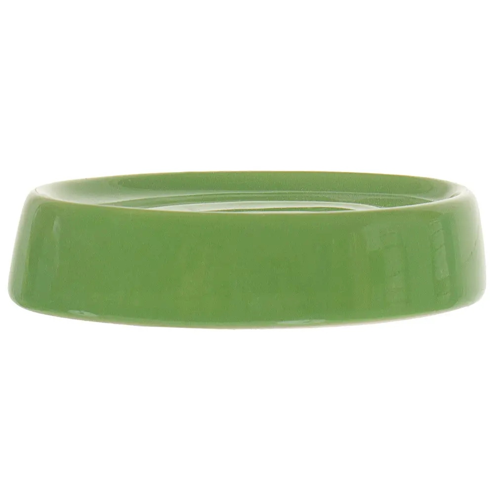 Мыльница настольная «Veta» керамика цвет зелёный АКВАДЕКОР STLM-2049987