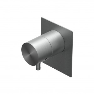 E0BA0183 Встроенный термостатический смеситель Ritmonio Diametro35 Inox Concrete