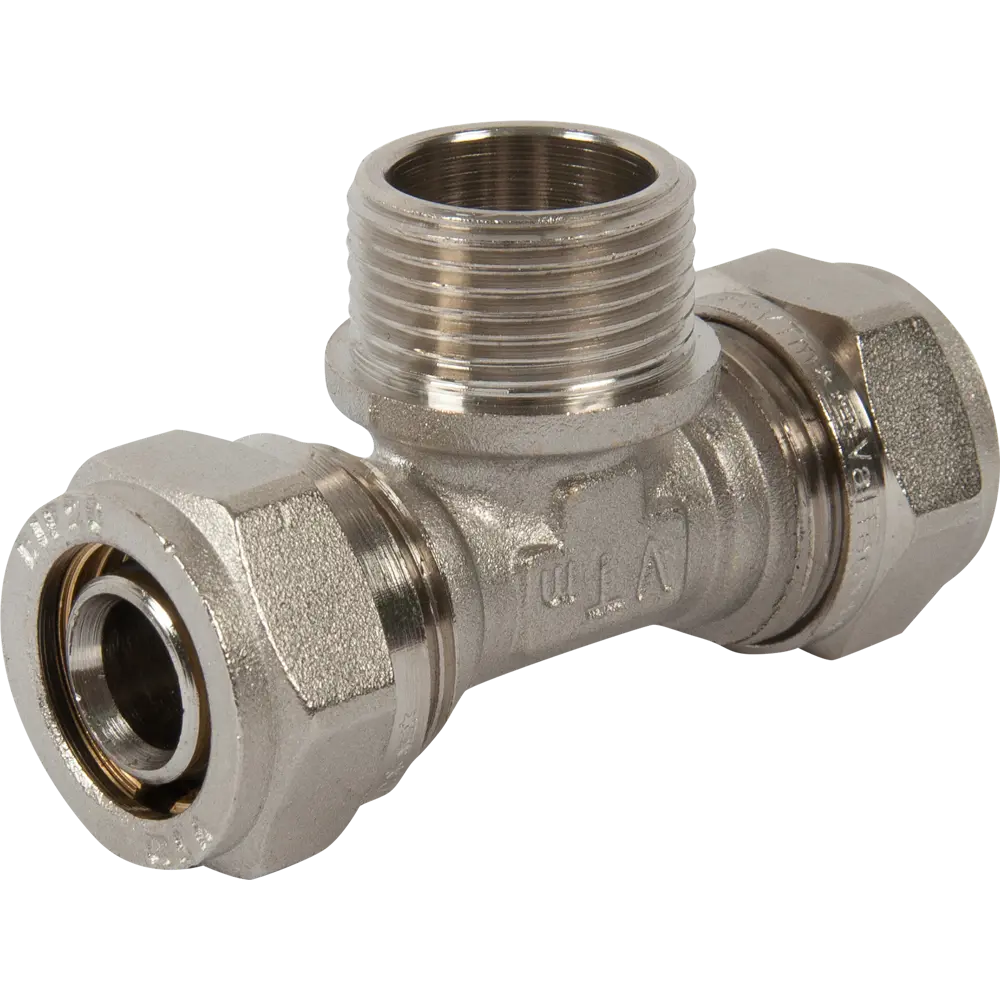 Тройник обжимной Valtec 20мм х 3/4" для систем водоснабжения 10520165 STLM-0000583