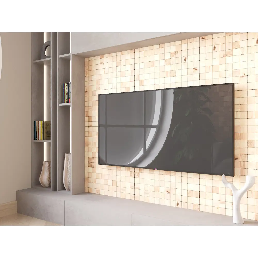 Деревянная мозаика Болтон 50x50 мм 300x300 мм 22 шт Santreyd STLM-2151361 - Вид №2