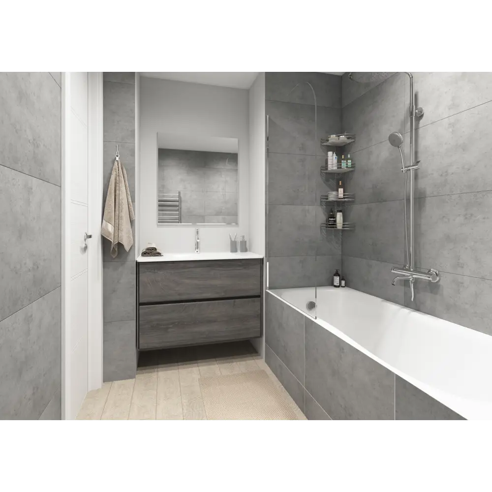 Настенная плитка ПВХ Dumawall Чикаго 3.6 мм 700х420 мм 2.06 м² 7 шт 82013105 STLM-2001481  - Вид №3