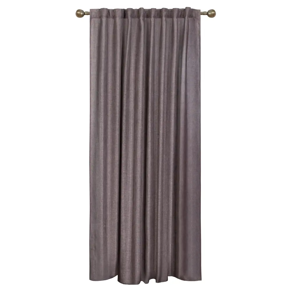 KREAFORTA Looks — штора на ленте серо-коричневая 200x260 см 89405465 STLM-1566404 - Вид №1