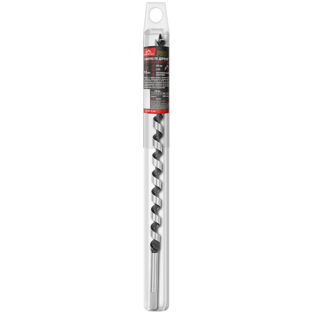Сверло винтовое по дереву Vertextools 555-16-460 16x460 мм STLM-2171261 - Вид №5