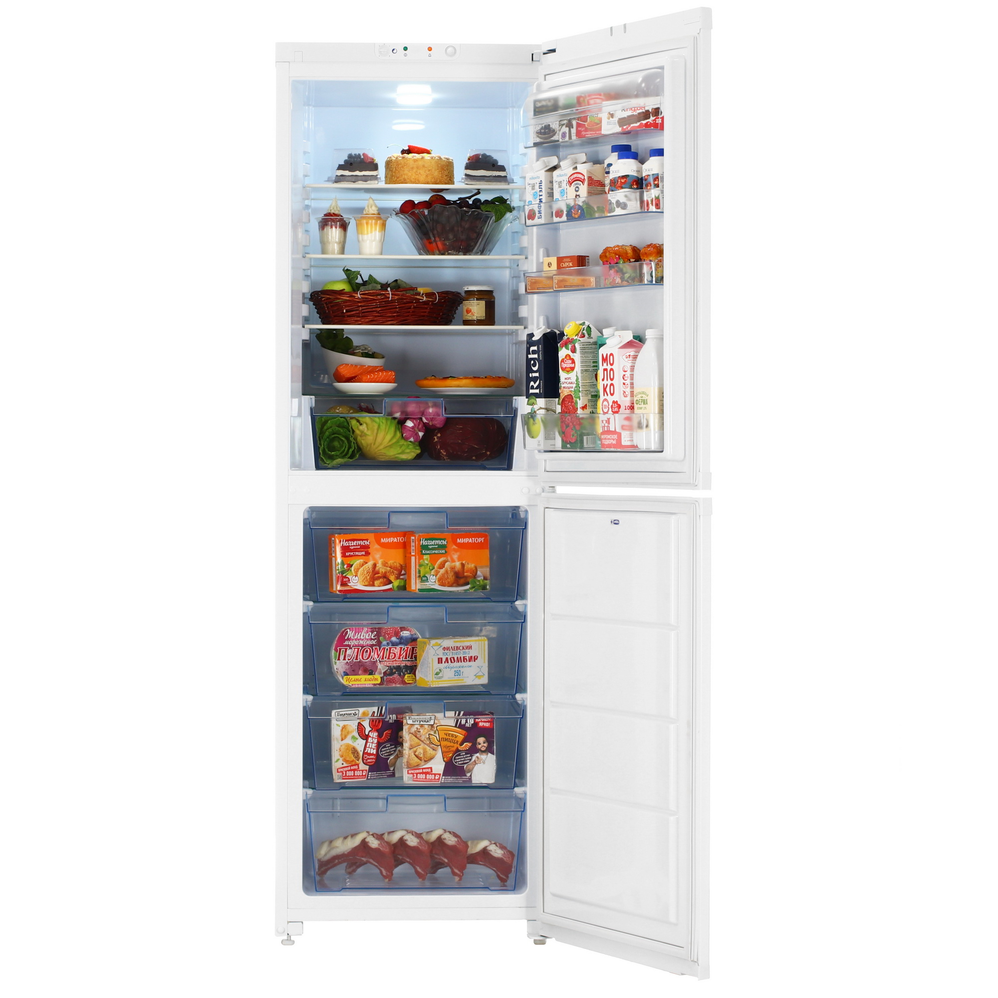 9978174 Холодильник с морозильником   ОРСК 176 B белый STDN-0063278 - Вид №5