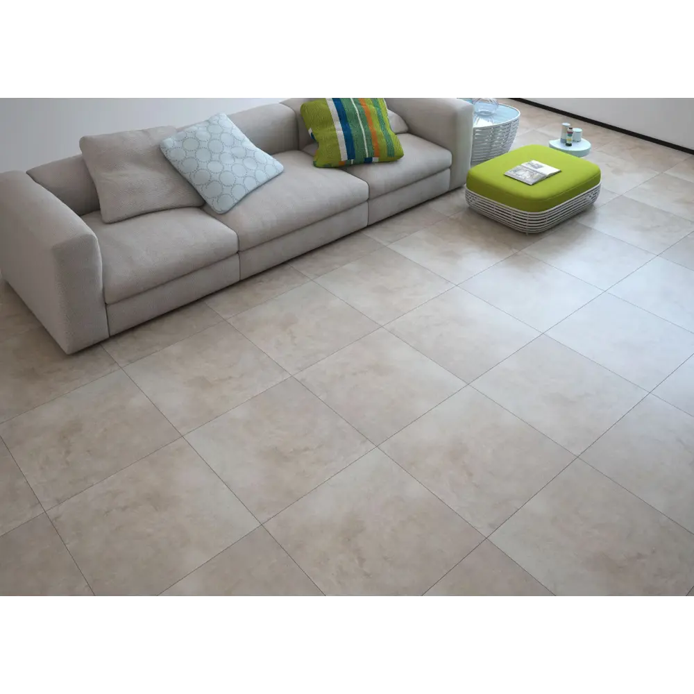 Керамогранит Goldis tile Cement dark gray 60x60см цвет серый / серебристый, цена за упаковку