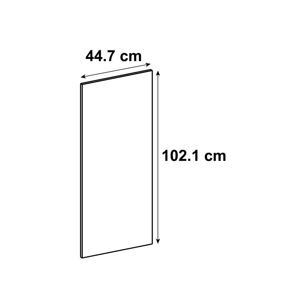 Дверь для шкафа Delinia ID «Бирск» 44.7x102.1 см, ЛДСП, цвет бежевый STLM-2175959 - Вид №2