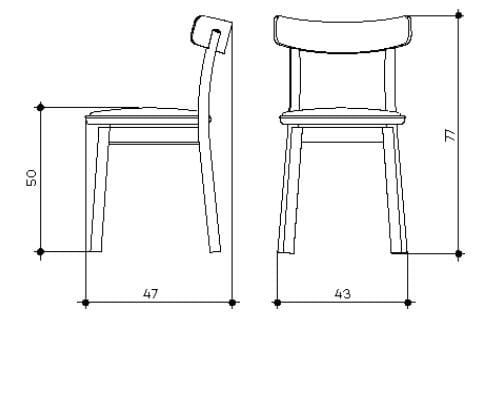 Стул из ясеня с мягким сиденьем arrmet кобура ARCH-00136052 - Вид №10