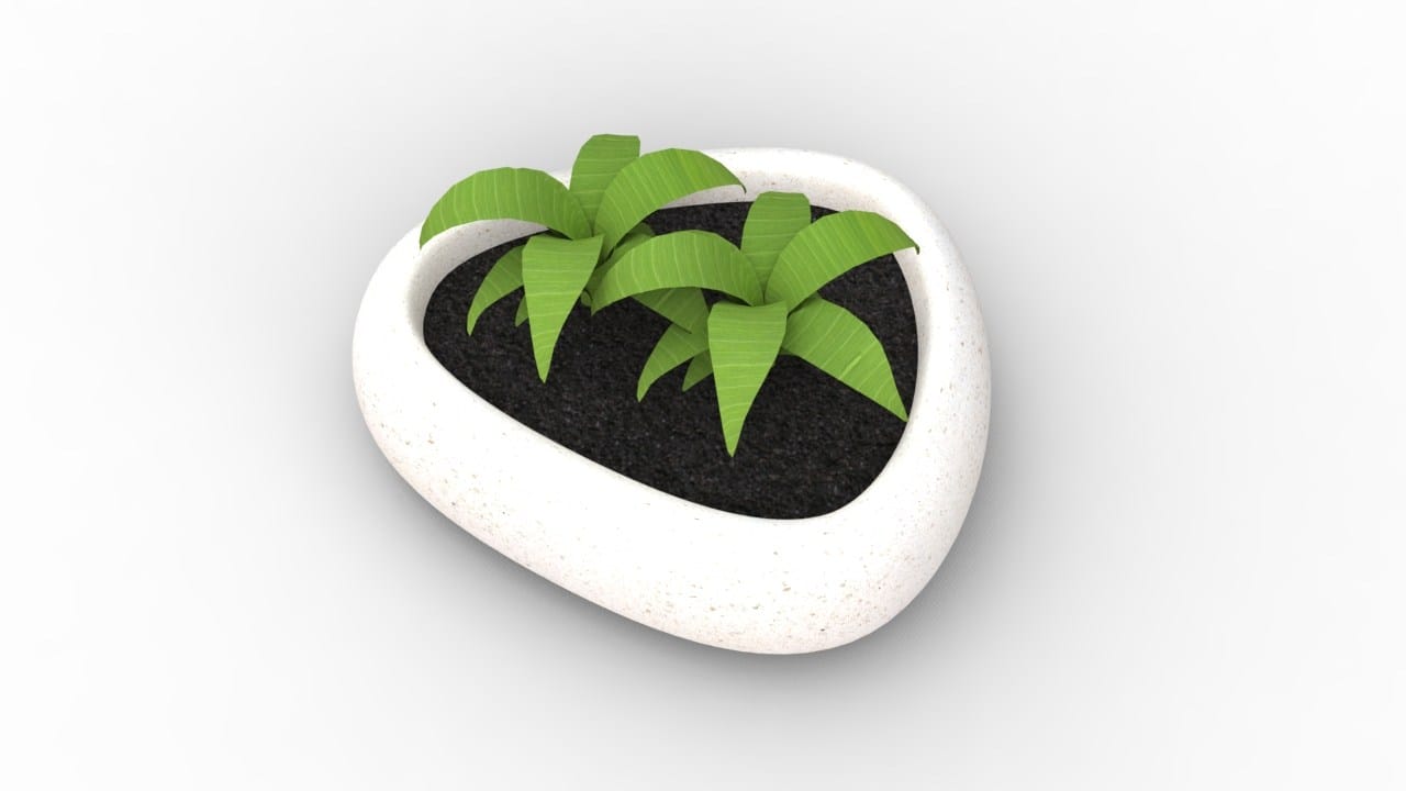 Восстановленный каменный низкий плантатор Viscio Urban Design LEAF ARCH-00022332 - Вид №4