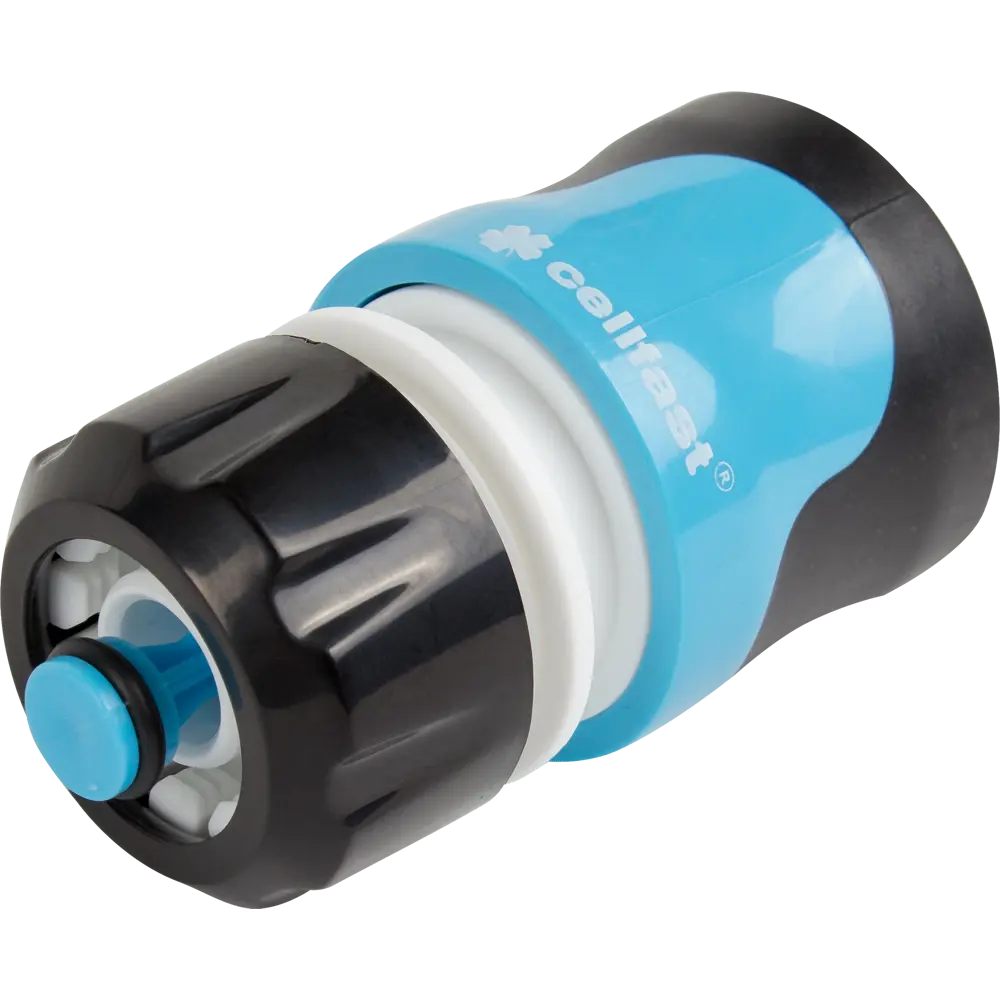 Коннектор для шланга быстросъёмный с автостопом Cellfast Eco Plus 1/2 дюйма STLM-2090447