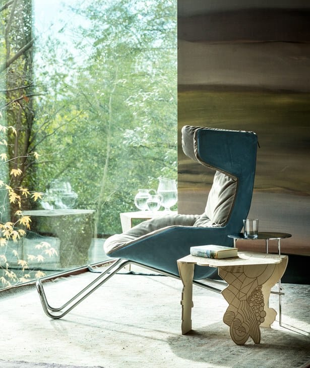 Спицевое вращающееся кресло с высокой спинкой MOROSO Take A Line For a Walk ARCH-00121326 - Вид №14