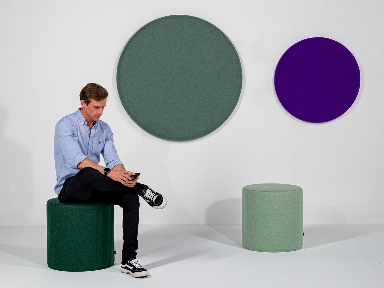 Ткань акустическая панель BuzziSpace BuzziPebl ARCH-00097215 - Вид №2