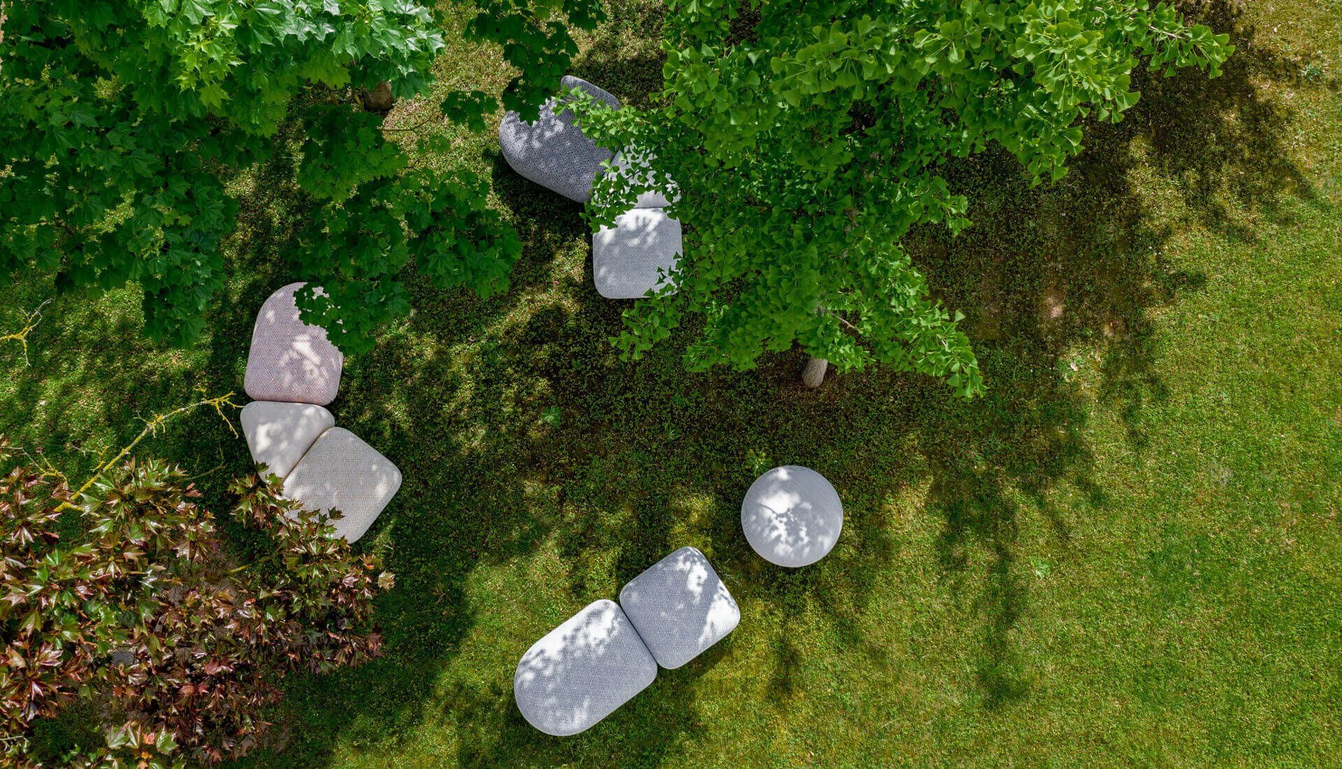 Ткань круглый сад пуфик True Design Code Out ARCH-00138872 - Вид №7