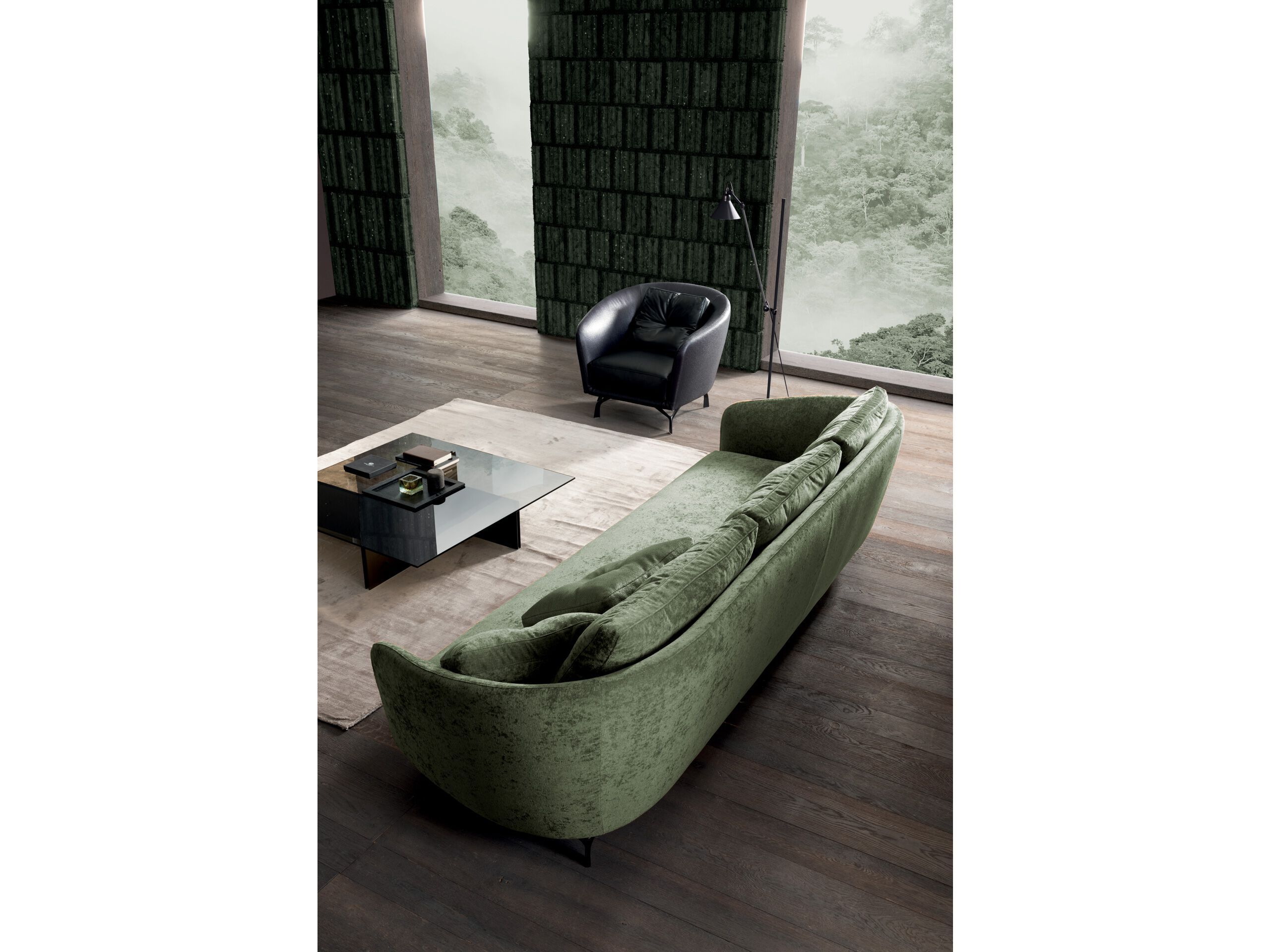 Ткань линейный диван VALENTINI Ethos ARCH-00023902 - Вид №1