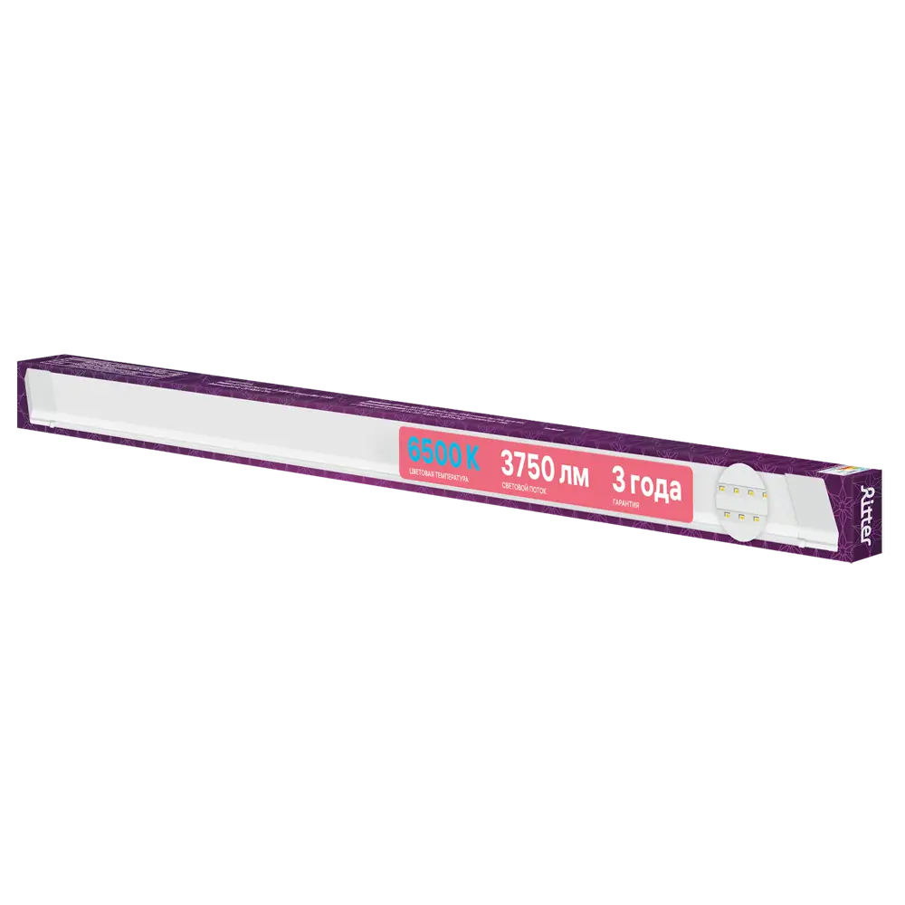 Светильник линейный светодиодный Ritter DPO03 Opal 1200 мм 48 Вт холодный белый свет 89356741 STLM-2035183  - Вид №4