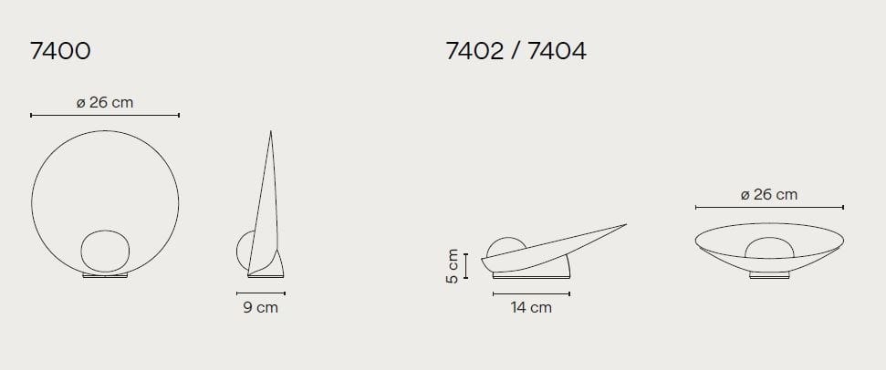 Светодиодная настольная лампа из дутого стекла Vibia Musa ARCH-00052037 - Вид №8