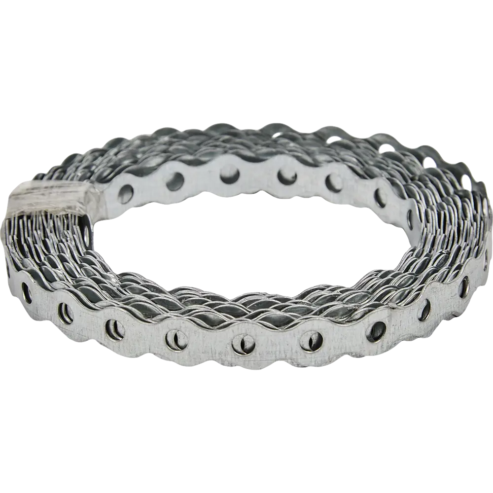 Перфорированная лента волна LV 12x0.75 5 м оцинкованная сталь цвет серебро Santreyd STLM-2112912