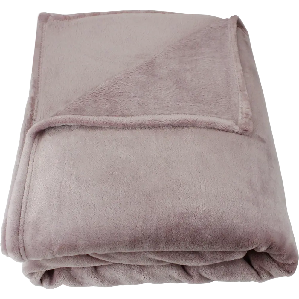 Плед Flamingo 200x220 см микрофибра цвет пыльная роза INSPIRE STLM-2171691 - Вид №2