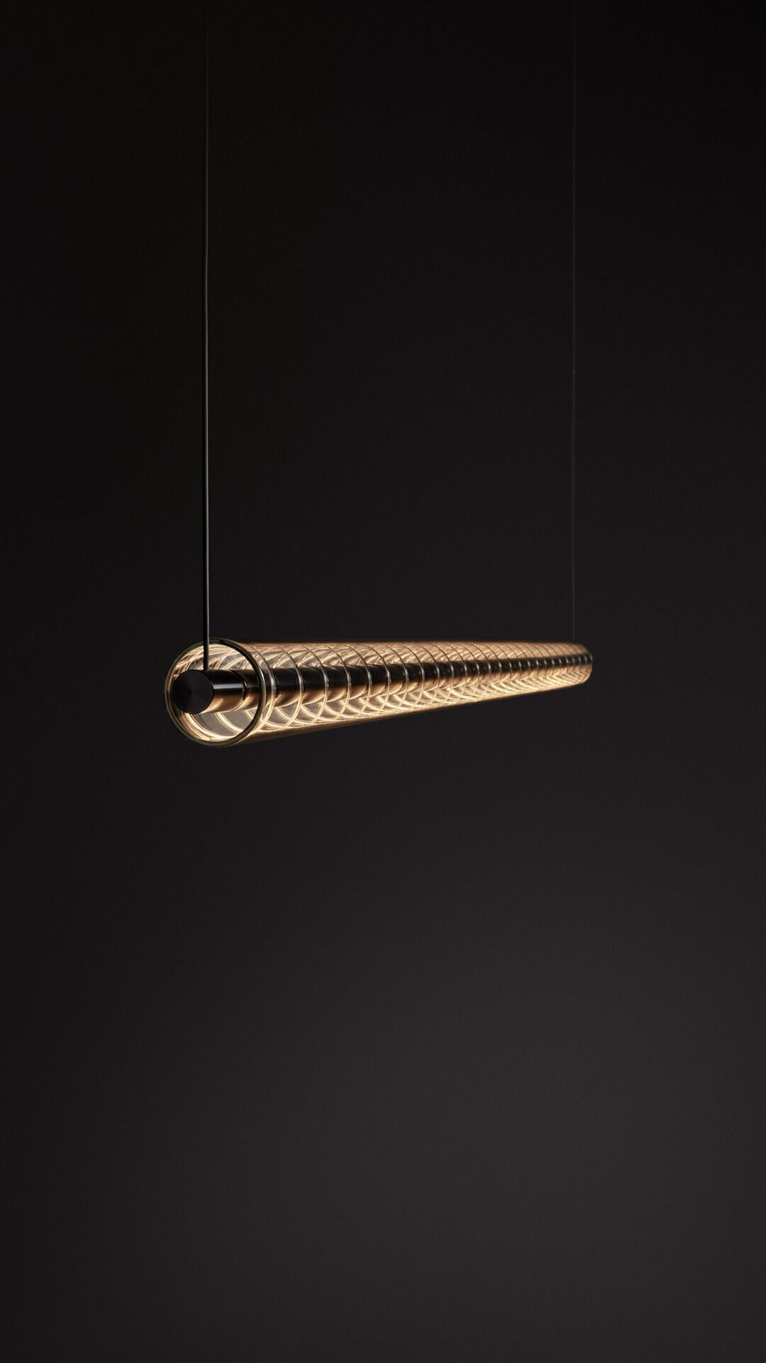 Алюминиевый и стеклянный подвесной светильник Arkoslight Loop ARCH-00007648 - Вид №8