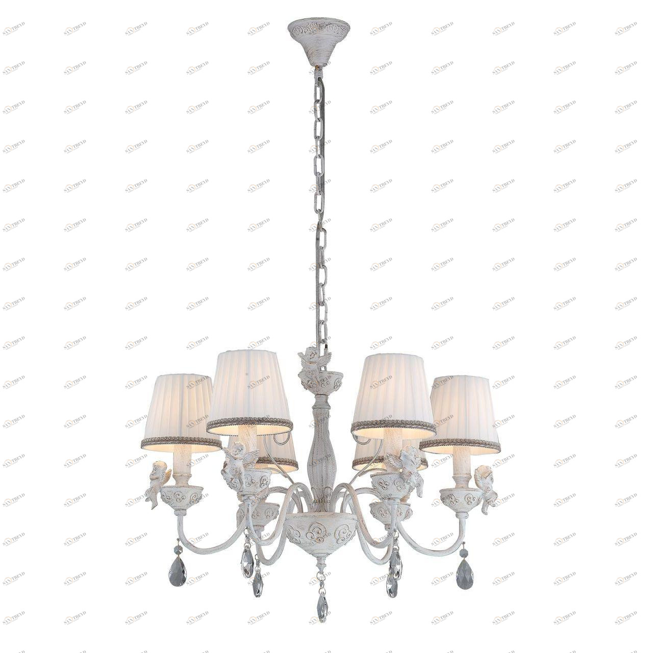 Подвесная люстра Arte Lamp Сherubino A5656LM-6WG ARTE LAMP ДИЗАЙНЕРСКИЕ, СHERUBINO 108454 Белый 