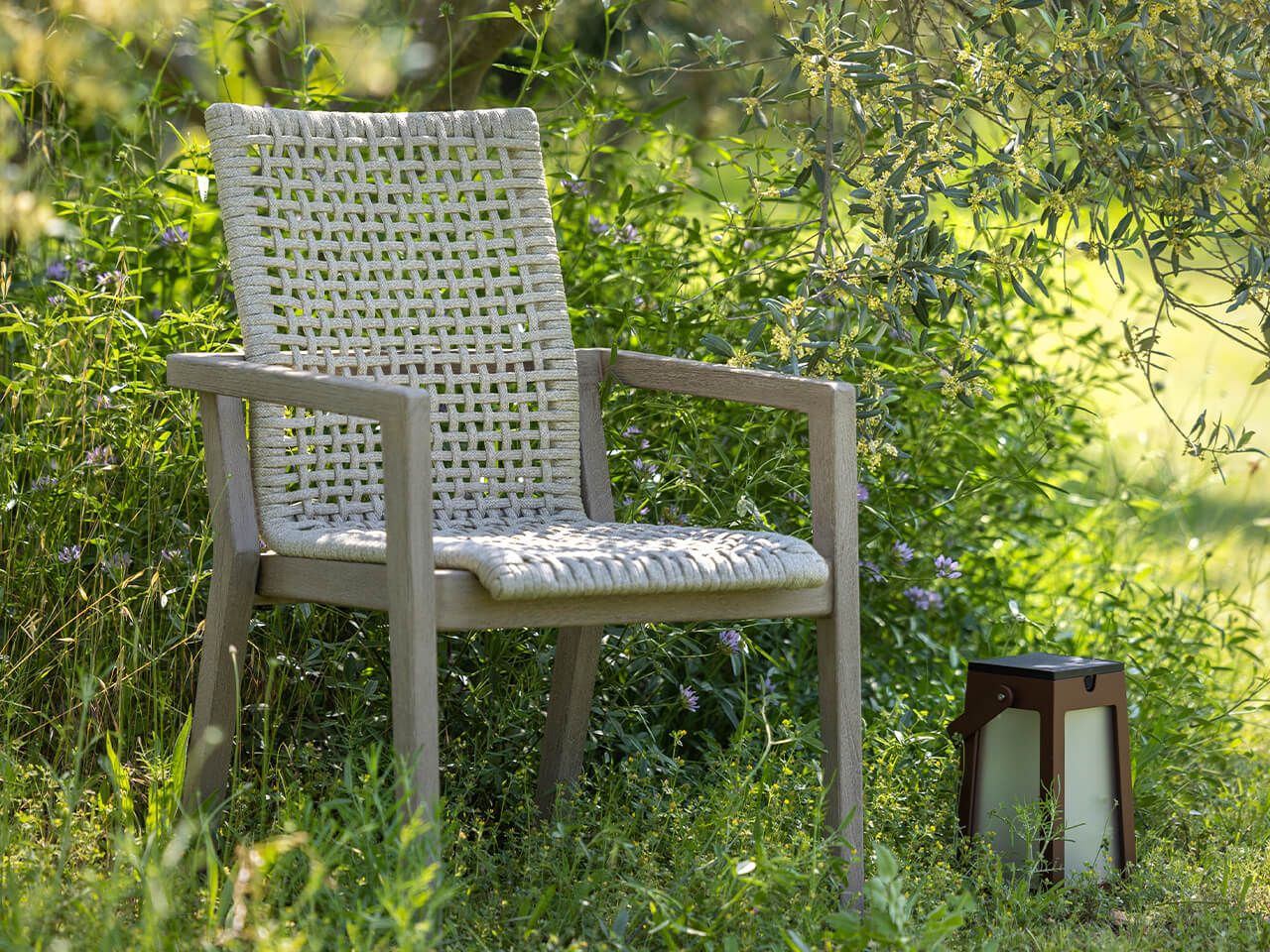 Веревочное садовое кресло с подлокотниками Les Jardins® Копенгаген ARCH-00066596 - Вид №4