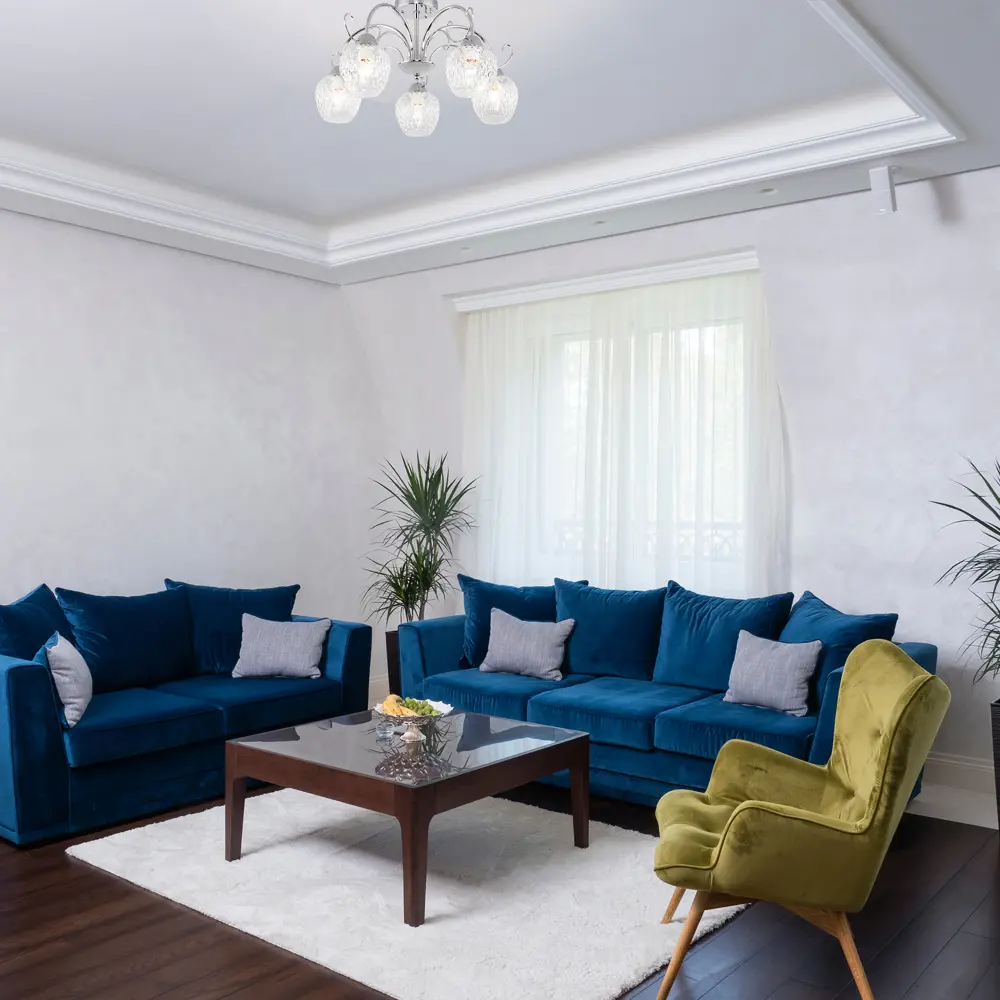 Люстра потолочная Eurosvet Benita 30142, 5 ламп, 20 м², цвет хром STLM-2018827 - Вид №3