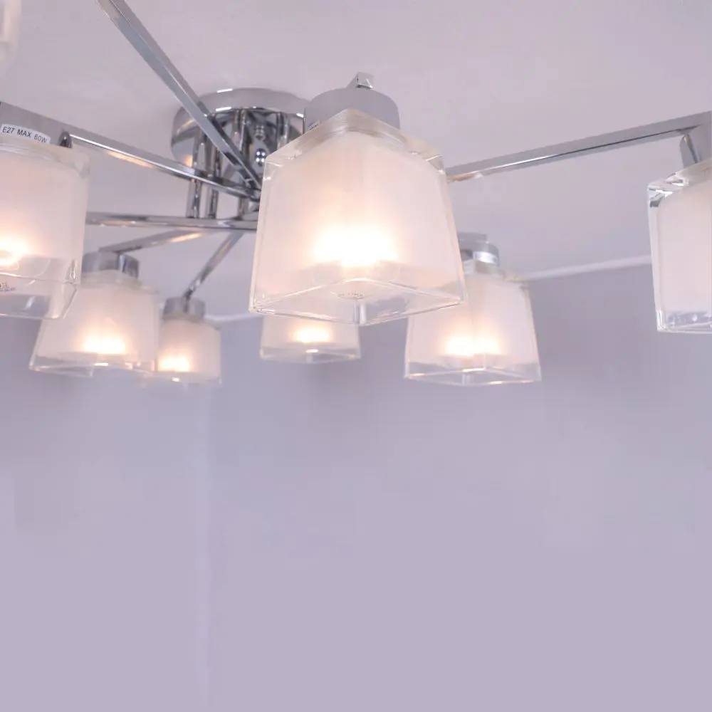 Люстра потолочная Choza 6210-10 10 ламп E27 60 Вт SCHAFFNER STLM-2106923 - Вид №5