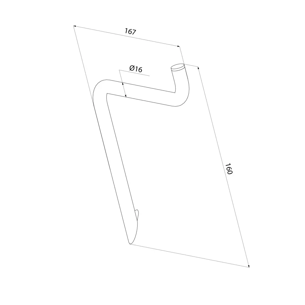 IDDIS Line — настенный держатель для туалетной бумаги в черном цвете 89379386 STLM-1582801 - Вид №3