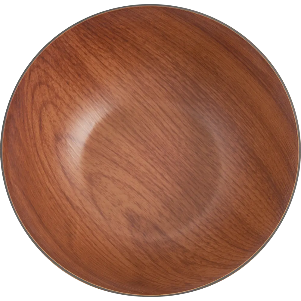 Салатник круглый ø24 h10.5 см пластик коричневый EVELIN STLM-2155929 - Вид №1