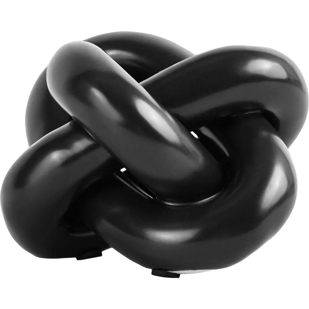 Декоративное изделие Узел бежево-черный керамика 9.5x9x8 см Atmosphera STLM-2034505 - Вид №1