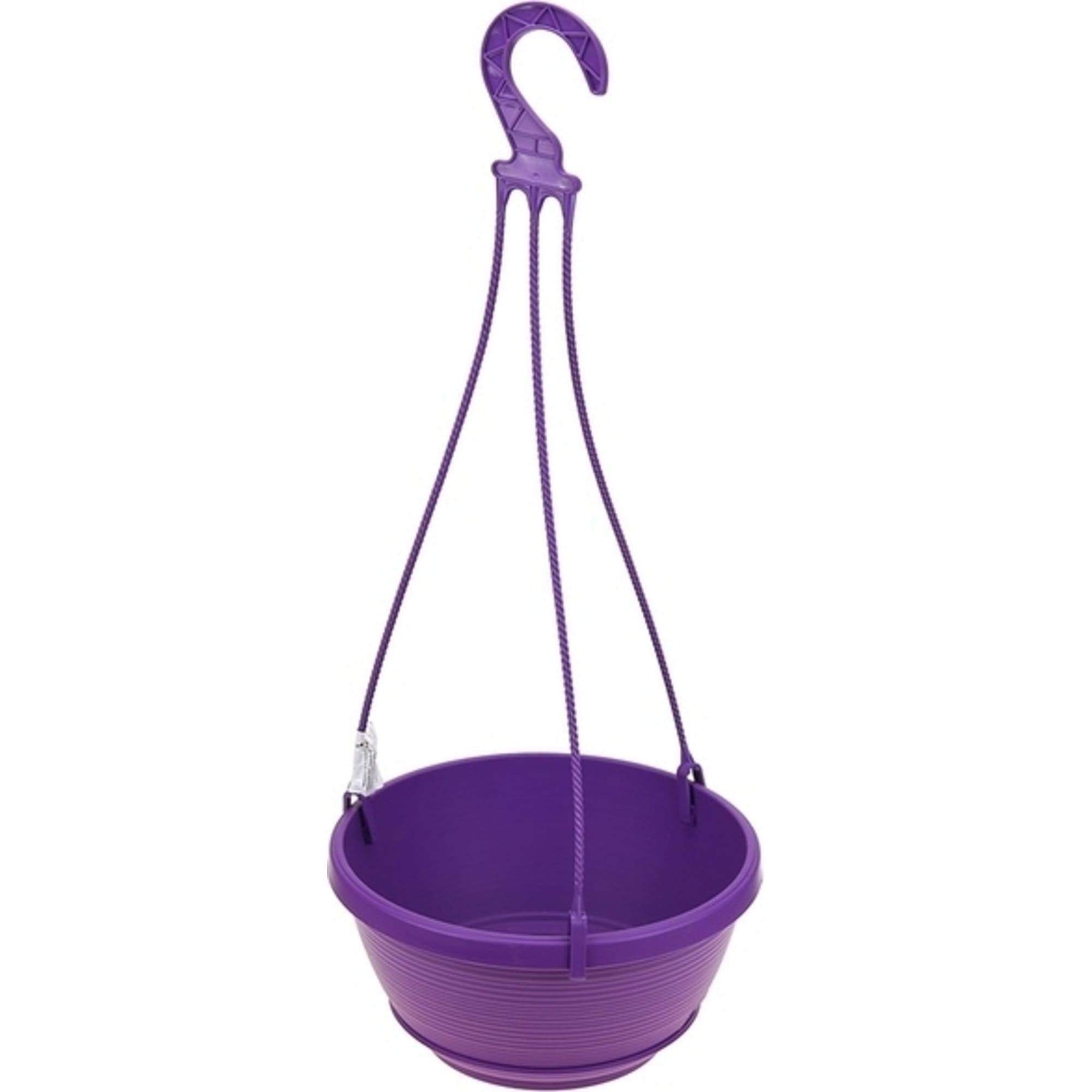 18009281 Горшок цветочный ø25 h13 см v4.7 л пластик фиолетовый Мальва Santreyd 