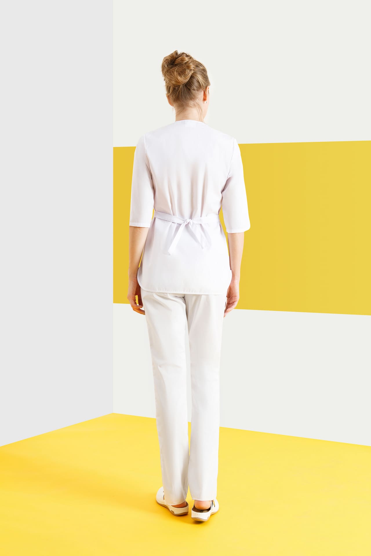 66191 Куртка "Сервис" белая  Медицинская одежда  размер 46/158-164 Спецодежда  - Вид №6