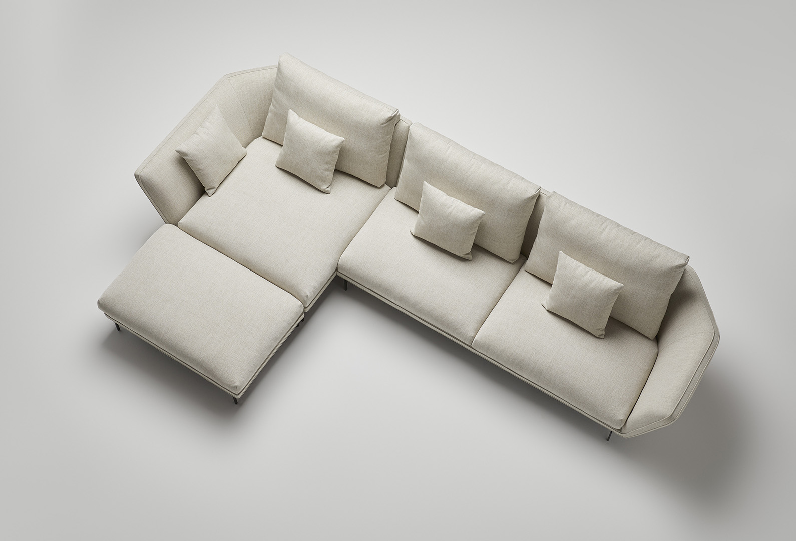 Дисковый диван и шезлонг Disc J5907 Coleccion Alexandra - Вид №4