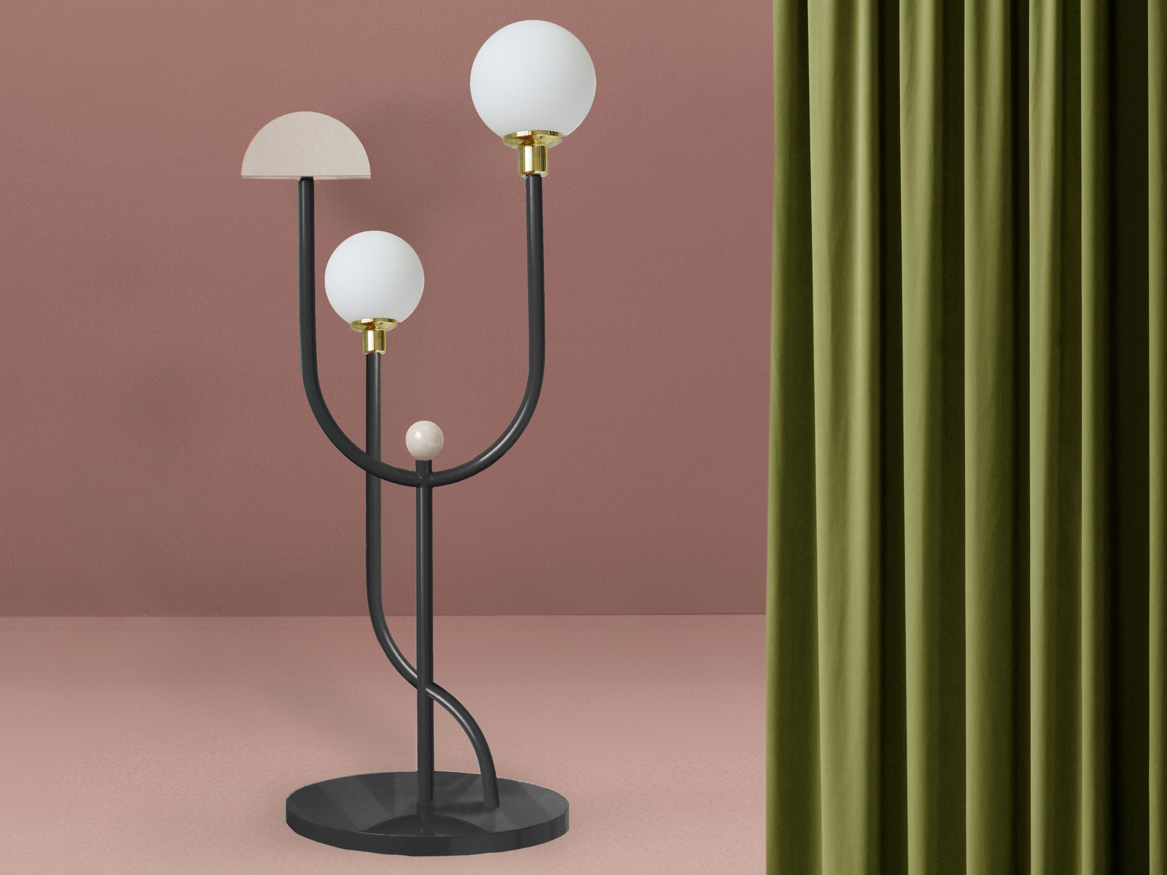 Металлический светодиодный торшер DOVAIN STUDIO ARCH-00043402 - Вид №3